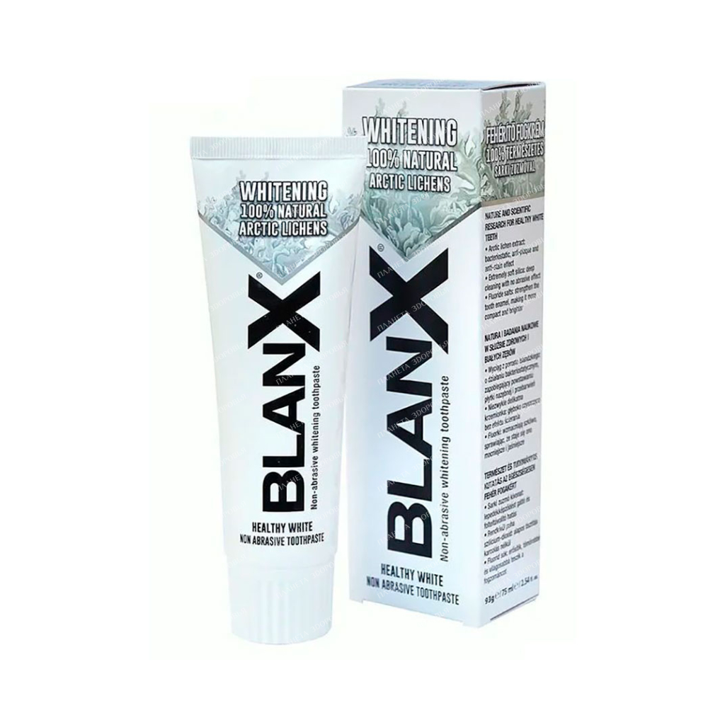 Blanx Whitening Зубная паста Бланкс отбеливающая 75мл - купить, инструкция,  применение, цена, аналоги, состав